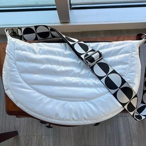 Think Royln Half-Moon Reversible Strap Crossbody